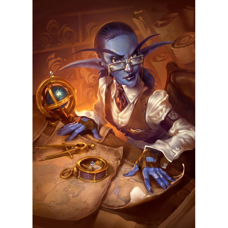 HEARTHSTONE - Magnetic Metal Poster 31x21 - Elise Starseeker HEARTHSTONE - Magnetic Metal Poster 31x21 - Elise Starseeker