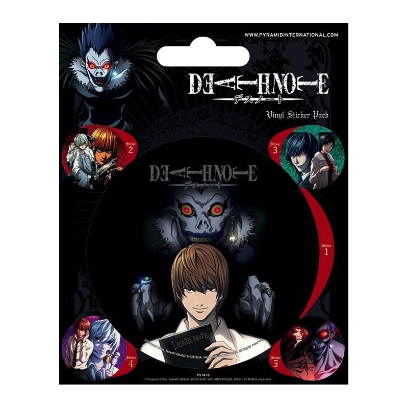 DEATH NOTE - Vinyl Stickers - Characters DEATH NOTE - Vinyl Stickers - Characters