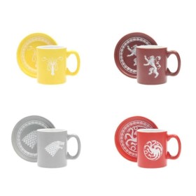 GAME OF THRONES - Pack 4 Espresso Mugs Logos Collector Edition