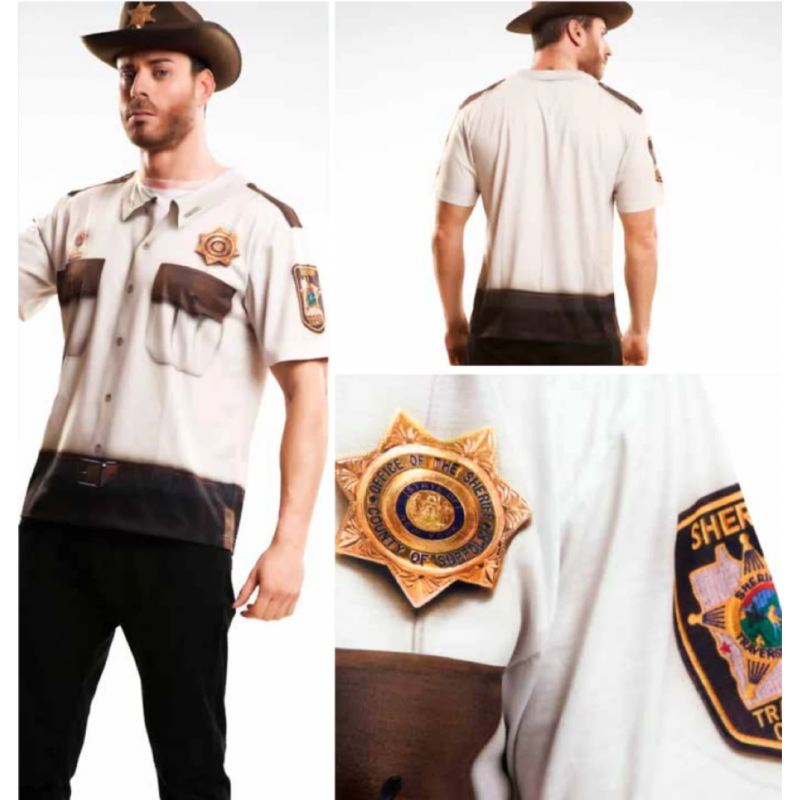 T-Shirt COSPLAY Theme WALKING DEAD - Sheriff (M) T-Shirt COSPLAY Theme WALKING DEAD - Sheriff (M)