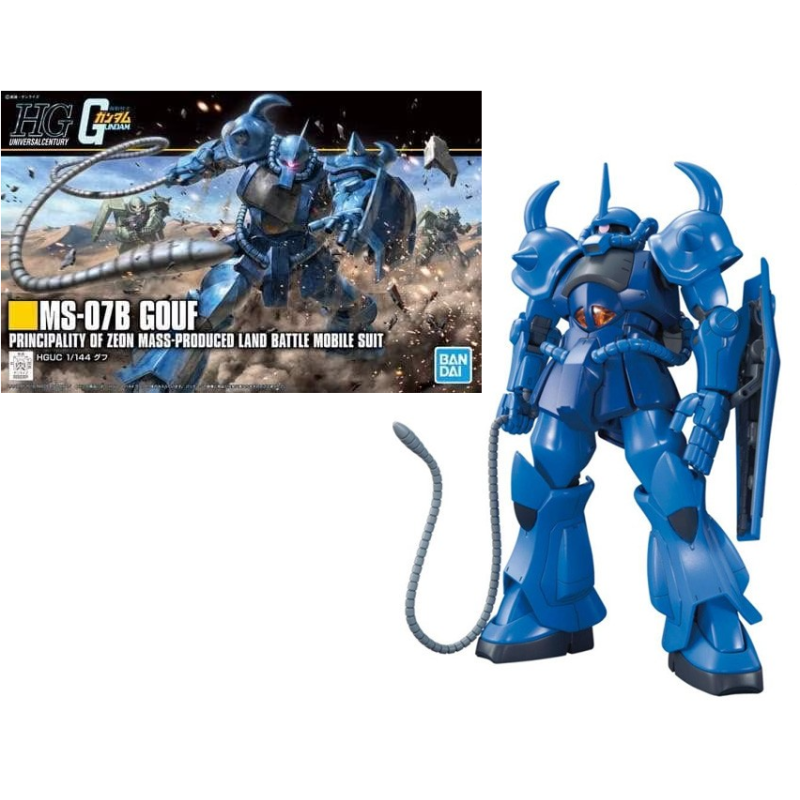 GUNDAM - Model Kit - HG 1/144 - MS-07B Gouf - 13CM GUNDAM - Model Kit - HG 1/144 - MS-07B Gouf - 13CM