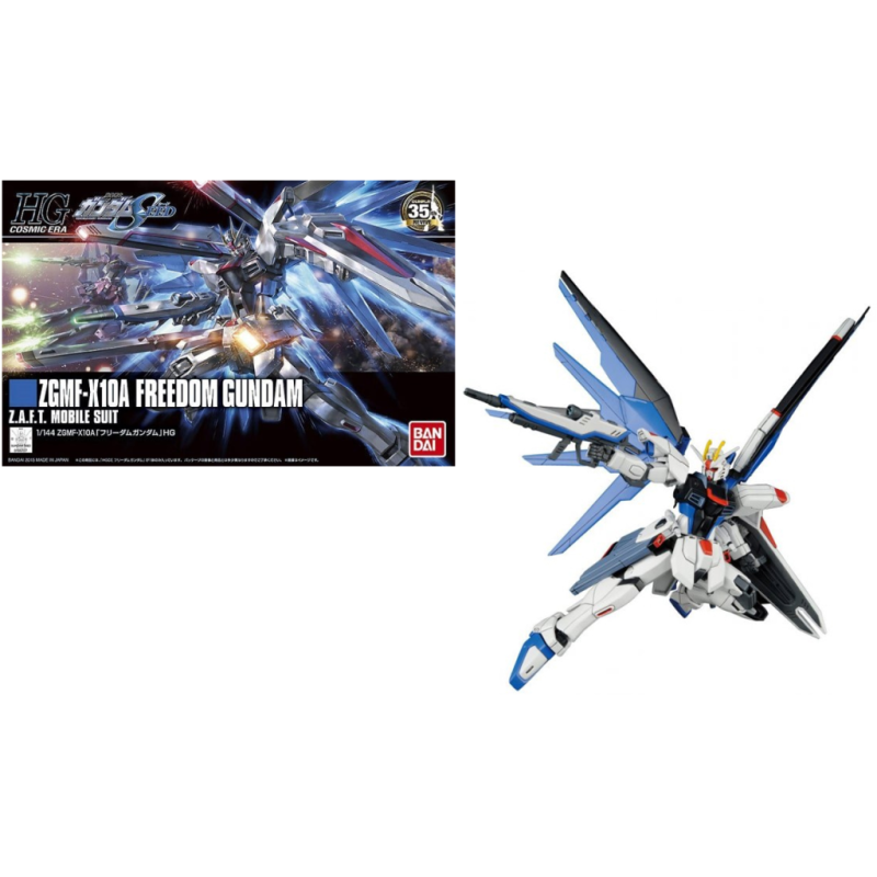 GUNDAM - Model Kit - HG 1/144 - ZGMF-X10A Freedom Gundam - 13CM GUNDAM - Model Kit - HG 1/144 - ZGMF-X10A Freedom Gundam - 13CM