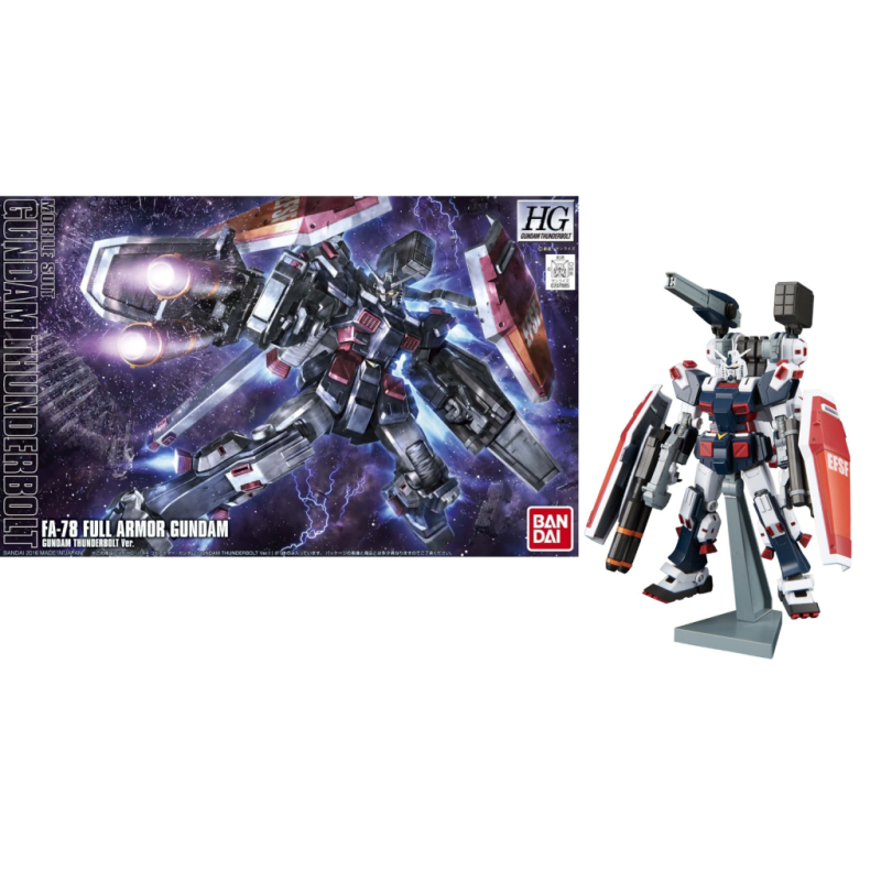GUNDAM - Model Kit - HG 1/144 - Full Armor Gundam Thunder. - 13 CM GUNDAM - Model Kit - HG 1/144 - Full Armor Gundam Thunder. - 13 CM