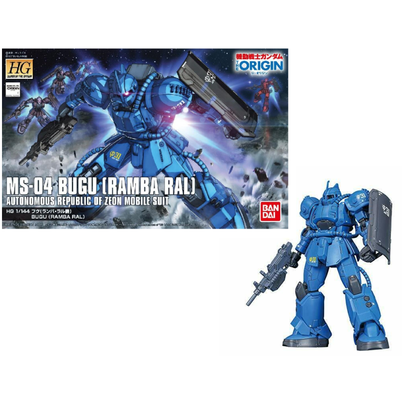 GUNDAM The Origin - Model Kit - HG 1/144 - MS-04 Bugu Ramba Ral GUNDAM The Origin - Model Kit - HG 1/144 - MS-04 Bugu Ramba Ral