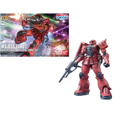 GUNDAM The Origin - Model Kit - HG 1/144 - MS-05S Char Aznable's Zaku