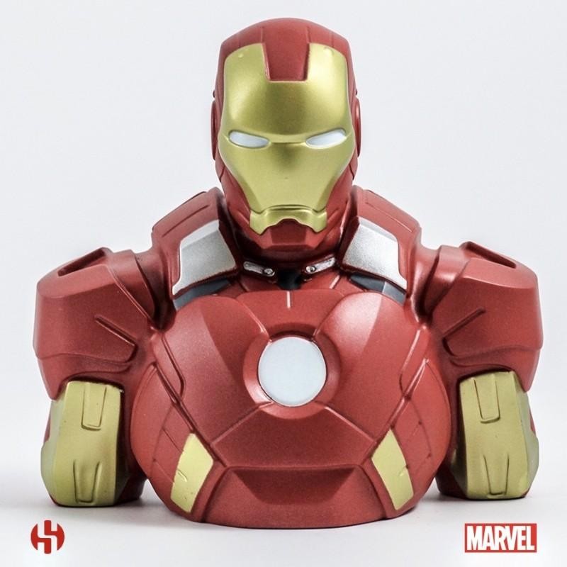 MARVEL - Tirelire Boite Blister - Iron Man Bust 20 cm MARVEL - Tirelire Boite Blister - Iron Man Bust 20 cm
