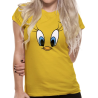 LOONEY TUNES - T-Shirt IN A TUBE- Tweety Face GIRL (XL)