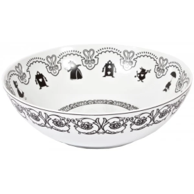 ALICE - Saladier Bas 'Porcelaine'