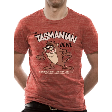 LOONEY TUNES - T-Shirt IN A TUBE- Tazmania Devil (L)
