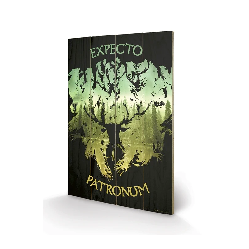 HARRY POTTER - Expecto Patronum - Impression sur bois 40x59cm HARRY POTTER - Expecto Patronum - Impression sur bois 40x59cm