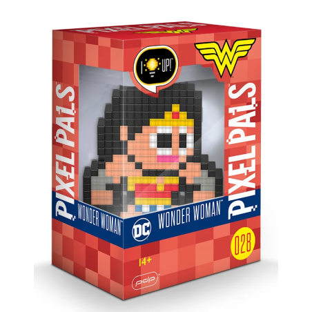 PIXEL PALS Light Up Collectible Figures - Wonder Woman