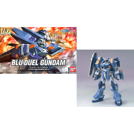 GUNDAM - Model Kit - HG 1/144 - Blu Duel Gundam GAT-X1022 - 13CM