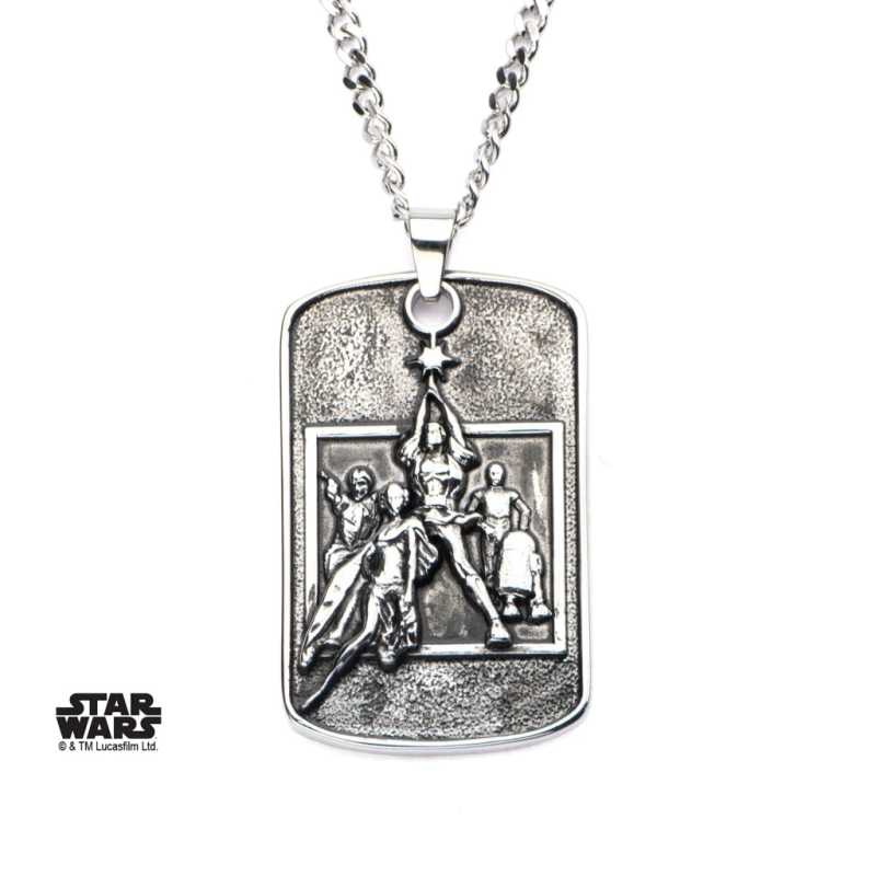 STAR WARS - Poster Relief Dog Tag Pendant comes with Chain STAR WARS - Poster Relief Dog Tag Pendant comes with Chain