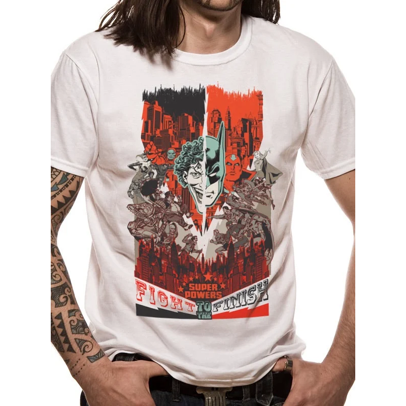 BATMAN - T-Shirt IN A TUBE- Fight To The Finish (XXL) BATMAN - T-Shirt IN A TUBE- Fight To The Finish (XXL)