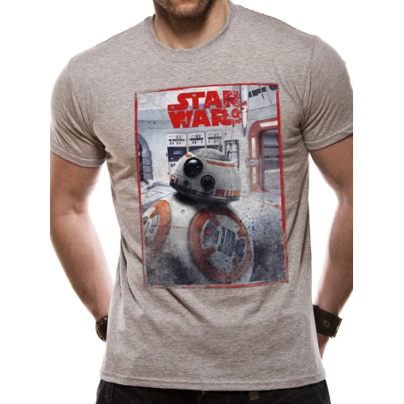 STAR WARS 8 The Last Jedi - T-Shirt BB8 Reveal (XXL)