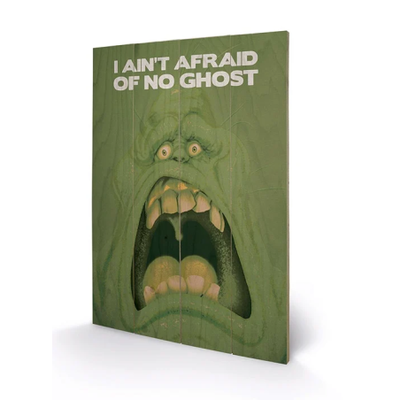 GHOSTBUSTERS - Slimer - Impression sur bois 40x59cm