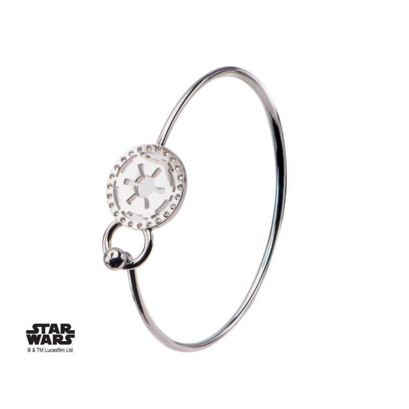 STAR WARS - Women's Stainless Steel Empire Symbol Bangle Bracelet STAR WARS - Women's Stainless Steel Empire Symbol Bangle Bracelet