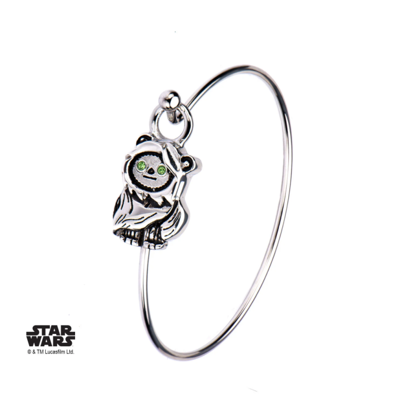 STAR WARS - Women's Stainless Steel 3D Ewok Bangle Bracelet STAR WARS - Women's Stainless Steel 3D Ewok Bangle Bracelet