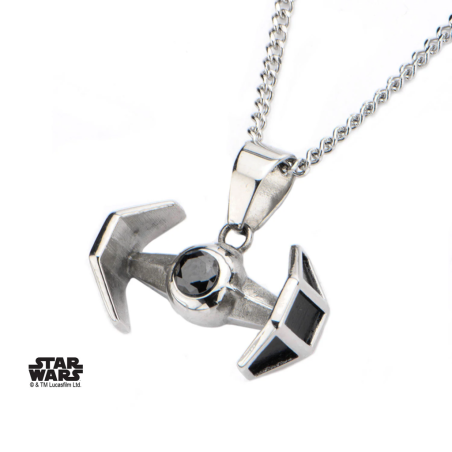 STAR WARS - Stainless Steel Tie Fighter Pendant