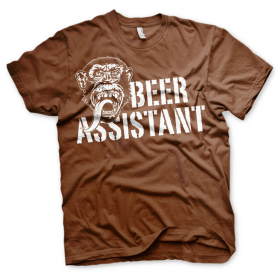 GAS MONKEY - T-Shirt Beer Assistant - Brown (12 Years)