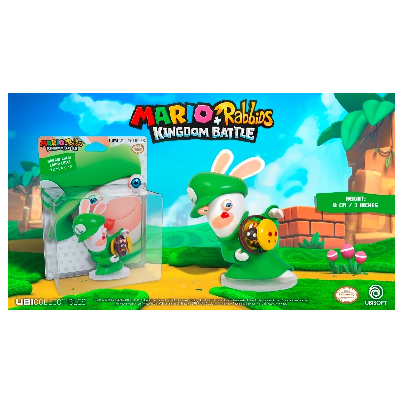 MARIO + RABBIDS KINGDOM - Figurine 3 inch Rabbit Luigi (Ubisoft) MARIO + RABBIDS KINGDOM - Figurine 3 inch Rabbit Luigi (Ubisoft)
