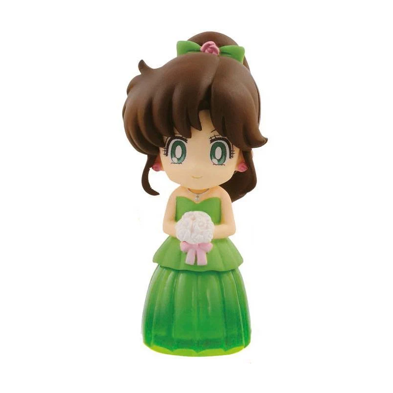 SAILOR MOON - Clear Colored Sparkle Dress Figure - Sailor Jupiter- 6cm SAILOR MOON - Clear Colored Sparkle Dress Figure - Sailor Jupiter- 6cm
