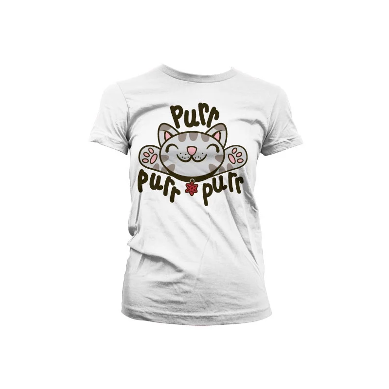 THE BIG BANG - T-Shirt GIRL Soft Kitty Purr-Purr-Purr - White (XXL) THE BIG BANG - T-Shirt GIRL Soft Kitty Purr-Purr-Purr - White (XXL)