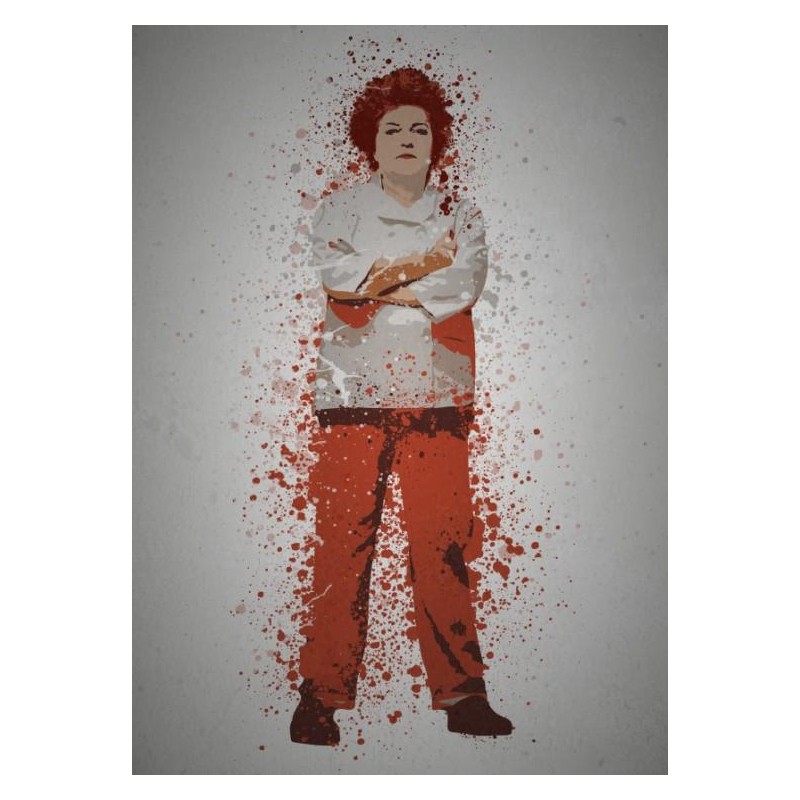 PC SPLATTER - Magnetic Metal Poster 45X32 - Red PC SPLATTER - Magnetic Metal Poster 45X32 - Red