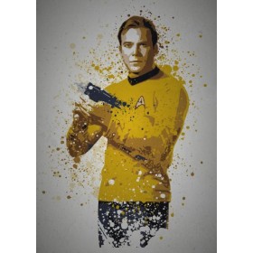 PC SPLATTER - Magnetic Metal Poster 45X32 - Boldly Go