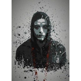 PC SPLATTER - Magnetic Metal Poster 45X32 - Fsociety