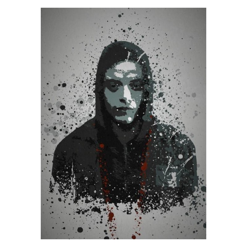 PC SPLATTER - Magnetic Metal Poster 45X32 - Fsociety PC SPLATTER - Magnetic Metal Poster 45X32 - Fsociety