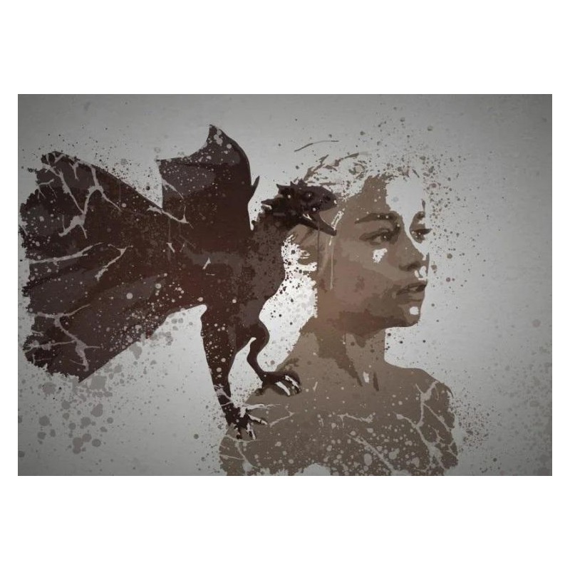 PC SPLATTER - Magnetic Metal Poster 45X32 - Mother of Dragons PC SPLATTER - Magnetic Metal Poster 45X32 - Mother of Dragons