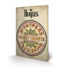 THE BEATLES - Sgt Peppers - Impression sur bois 40x59cm