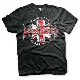 DEP LEPPARD - T-Shirt Pour Some Sugar On Me (L)