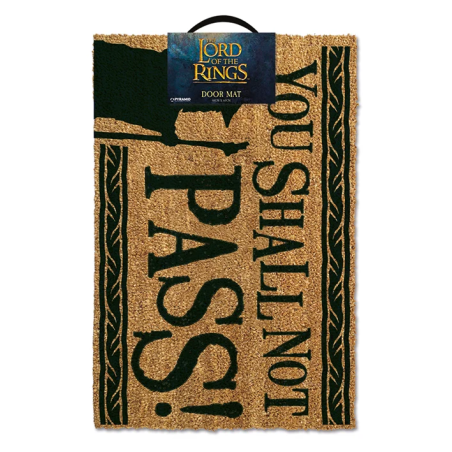 LORD OF THE RINGS - Paillasson 40X60 - You Shall Not Pass