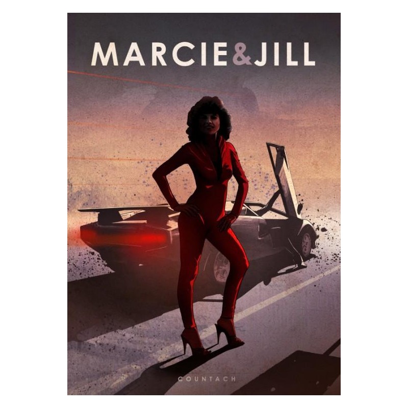 CAR LEGEND - Magnetic Metal Poster 45X32 - Marcie & Jill CAR LEGEND - Magnetic Metal Poster 45X32 - Marcie & Jill