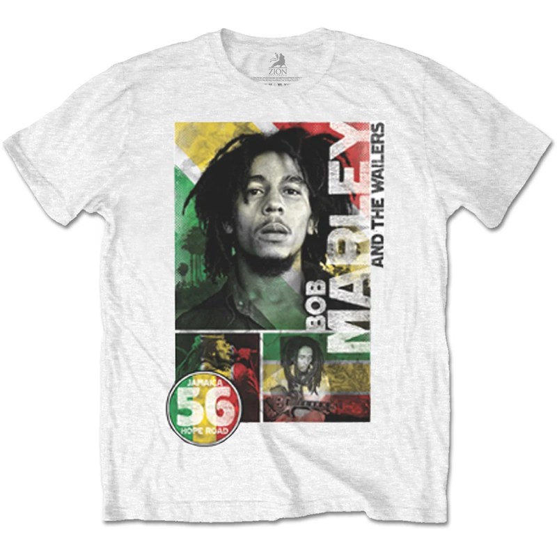 BOB MARLEY - T-Shirt - 56 Hope Road Rasta (XXL) BOB MARLEY - T-Shirt - 56 Hope Road Rasta (XXL)