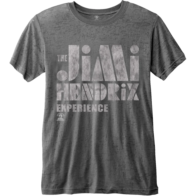 JIMI HENDRIX - T-Shirt BurnOut - Stencil Logo Vintage (XXL) JIMI HENDRIX - T-Shirt BurnOut - Stencil Logo Vintage (XXL)