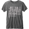 JIMI HENDRIX - T-Shirt BurnOut - Stencil Logo Vintage (XXL)
