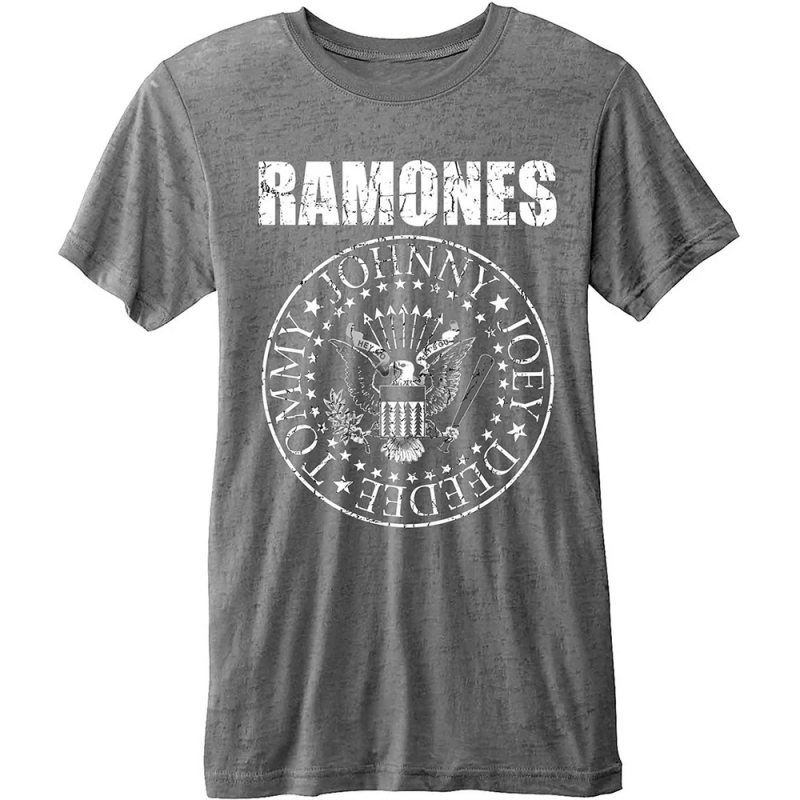 RAMONES - T-Shirt BurnOut - Presidential Seal (XXL) RAMONES - T-Shirt BurnOut - Presidential Seal (XXL)