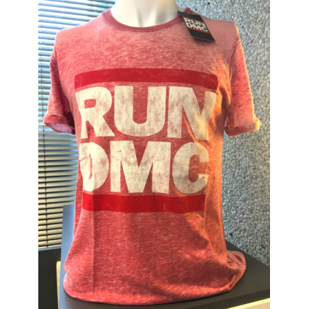 RUN DMC - T-Shirt BurnOut - Logo Vintage (XL)