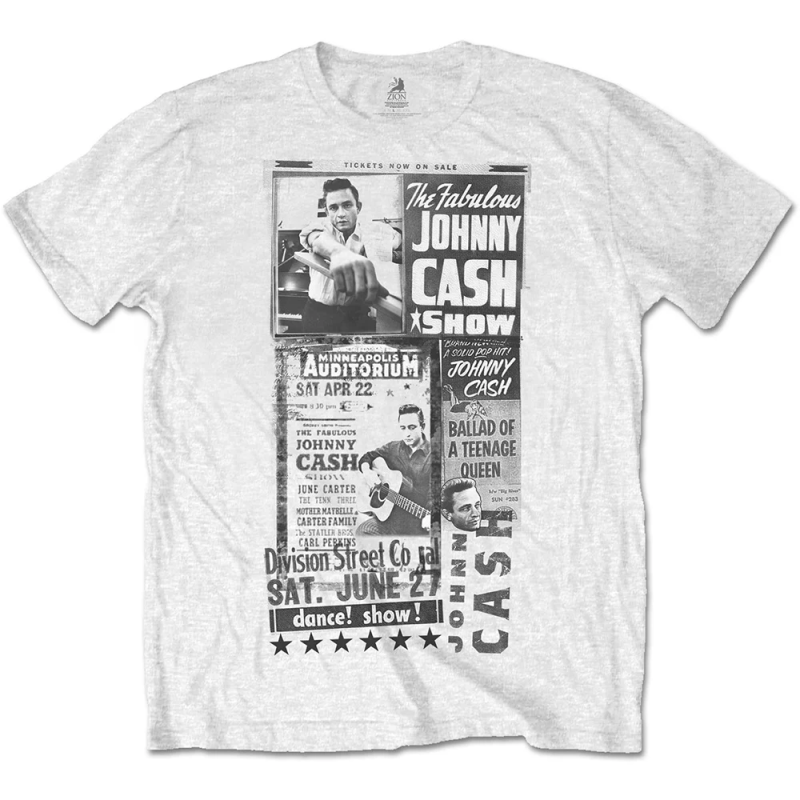 JOHNNY CASH - T-Shirt RWC - The Fabulous Show (XL) JOHNNY CASH - T-Shirt RWC - The Fabulous Show (XL)