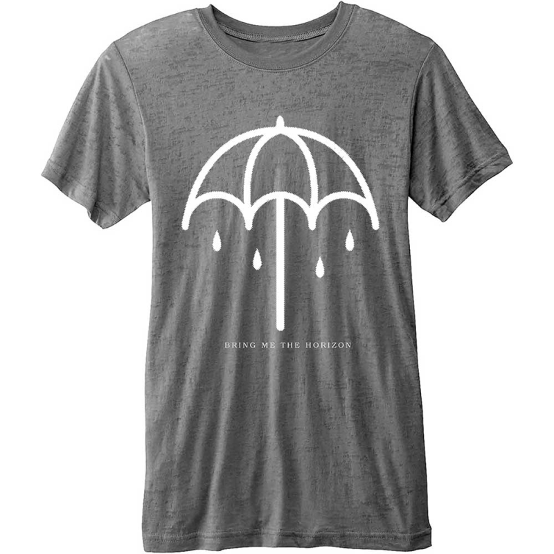 BRING ME THE HORIZON - T-Shirt - Umbrella - Grey - Men (XXL) BRING ME THE HORIZON - T-Shirt - Umbrella - Grey - Men (XXL)