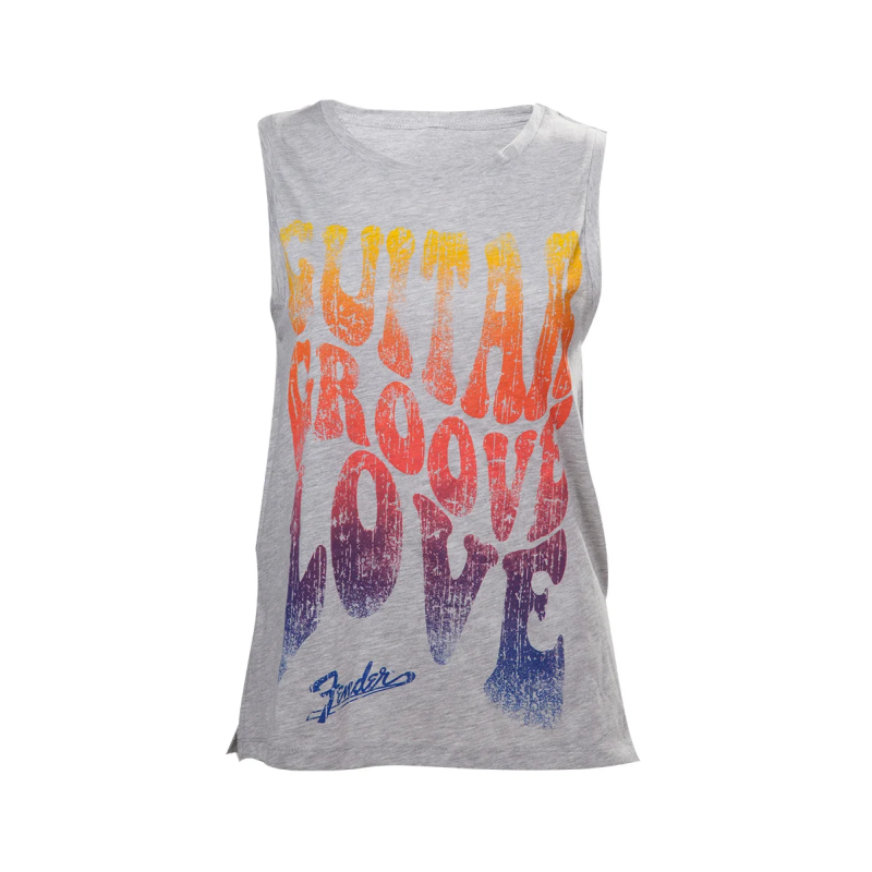 FENDER - T-Shirt Guitar Groove Love - Women's Top (XXL) FENDER - T-Shirt Guitar Groove Love - Women's Top (XXL)