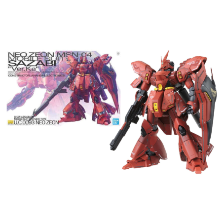 GUNDAM - Model Kit - MG 1/100 - MSN-04 Sazabi Ver.KA - 18 CM