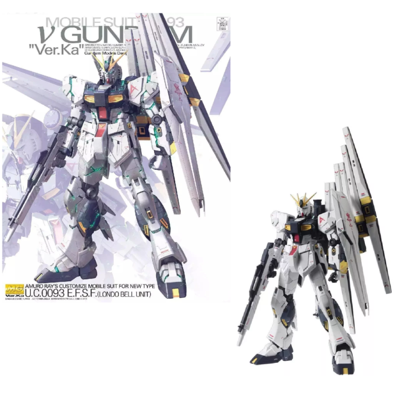 GUNDAM - Model Kit - MG 1/100 - NU Gundam Version KA - 18 CM GUNDAM - Model Kit - MG 1/100 - NU Gundam Version KA - 18 CM