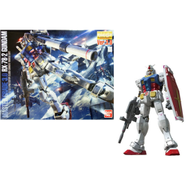 GUNDAM - Model Kit - MG 1/100 - RX-78-2 Gundam Ver 3.0 - 18 CM