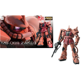 GUNDAM - Model Kit - Real Grade - MS-06S Zaku II - 13 CM