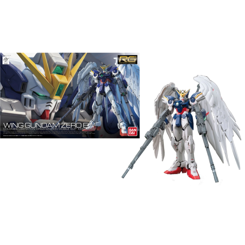 GUNDAM - Model Kit - Real Grade - Wing Gundam Zero EW - 13 CM GUNDAM - Model Kit - Real Grade - Wing Gundam Zero EW - 13 CM