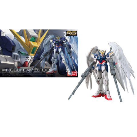 GUNDAM - Model Kit - Real Grade - Wing Gundam Zero EW - 13 CM